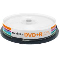 联想（Lenovo） 光盘 4.7GB DVD+R  12CM 10片/桶 (单位:桶) 新老包装随机发货 白色