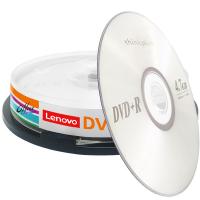 联想（Lenovo） 光盘 4.7GB DVD+R  12CM 10片/桶 (单位:桶) 新老包装随机发货 白色