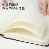 齐心（COMIX） C5902 皮面笔记本 新老包装随机发货 A5/25K 122张 （单位:本） 紫色