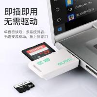 绿巨能（llano）USB2.0 SD/TF多合一多功能读卡器 白色（单位：个）