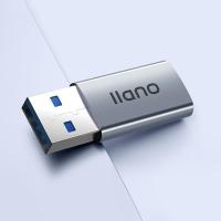 绿巨能（llano）USB3.0转Type-C转接头 15*32*7mm（单位：个）适用于小米华为充电器