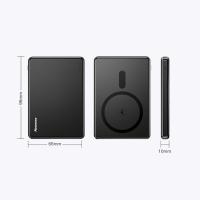 纽曼（Newmine）LX12 超薄磁吸充电宝 5000mAh 96*66*10mm（单位：台）黑色