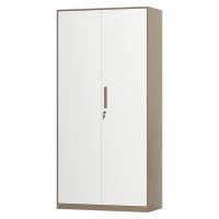 臻远 ZY5062049 钢制窄边铁门文件柜 90*40*185cm（单位：台）咖白套色