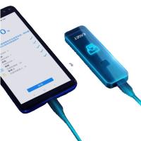 忆捷（EAGET）FM2指纹加密 移动固态硬盘 512G Type-c USB 3.2 传输540MB/s 102.4*30.4*9.4mm（单位：个）黑色