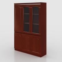 臻远 ZY5052376 文件柜油漆贴木皮资料柜书柜 135*40*200cm（单位：台）红棕色