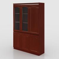 臻远 ZY5052375 文件柜油漆贴木皮资料柜书柜 135*40*200cm（单位：台）红棕色