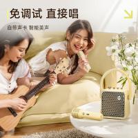 点音 SongBird-SE 显眼包双麦K歌音箱套装 音箱18Wh/麦克风2.96Wh(单位：套) 柠檬黄
