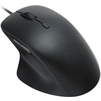 雷柏（Rapoo） N500 有线光学鼠标 121*76*43mm（单位：个）黑色