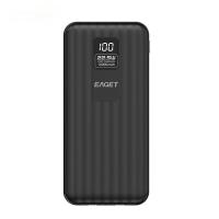 忆捷（EAGET）EQ102 充电宝 22.5W双自带线屏显快充 10000mAH（单位：个）黑色