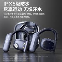 纽曼（Newmine） TWS-Q9 Pro X 挂耳式骨传导蓝牙耳机 耳机电池80mAh*2 充电仓电池800mAh（单位：副） 墨兰黑
