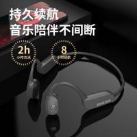飞利浦（PHILIPS） TAA3609 骨传导蓝牙耳机 充电2个小时 黑色（单位：个）