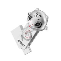 忆捷（EAGET）HT18-128G USB3.2+Type-c双接口U盘 128G蛇年生肖 43.6*24.2*15.16mm（单位：个）珍珠镍