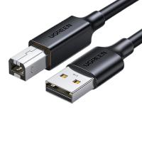 绿联（UGREEN） 10328 USB2.0AM/BM方口接头 3米 数据连接线(单位：袋)
