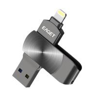 忆捷（EAGET）64G优盘 i66Plus 55×15×8mm（单位：个）锖色