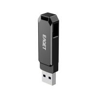 忆捷（EAGET）CF66 USB3.2 Type-c 双接口U盘 256GB 旋转式 58*15*9.35mm（单位：个）锖色