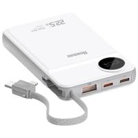 纽曼（Newmine）AL25精简版自带线快充移动电源  10000mAh 113*69*17mm (单位：个）白色