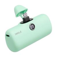 爱沃可（iWALK） DBL5000PL 胶囊充电宝 4800mAh(单位：个) lightning接口 绿色