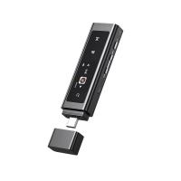 爱国者（aigo） MP3-500 便携U盘式无损录音笔音乐播放器 64GB 0.96英寸80*160 高灵敏度电容触控按键 黑色 支持蓝牙 (单位:个)