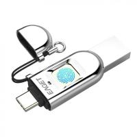 忆捷（EAGET） HF-C01 指纹加密U盘 256GB(单位：个)