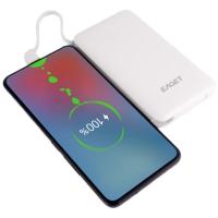 忆捷（EAGET）DA104移动电源充电宝10000毫安129.5×69×16mm（单位：个）白色
