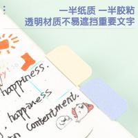 得力（deli） 21535 索引标签贴 尺寸25*28mm （单位：包）莫兰迪色系五种颜色