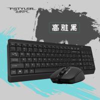 双飞燕（A4TECH） F1512 有线键鼠套装 飞时代 高雅黑（单位：套）