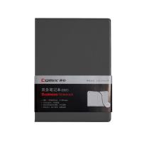 齐心（COMIX） C5811 皮面本 18K 82张 （单位：本） 黑色