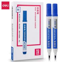 得力（deli）S536白板笔1-2mm 单头(单位：支)蓝色