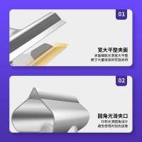 得力（deli）9522 铁票夹 2号 64mm 1/6(单位：包) 银色