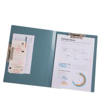 齐心（COMIX） A5718 颜选莫兰迪双强力夹 A4/A3 （单位：个）莫蓝