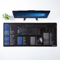 山业 MPD-C5WM 鼠标垫 900*400mm 附Mac/Win双系统快捷键背景 （单位:张） 黑色