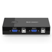 绿联（UGREEN） 30357 VGA KVM切换器 带2口USB  (单位：个）