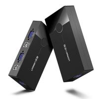 绿联（UGREEN） 30357 VGA KVM切换器 带2口USB  (单位：个）