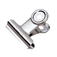 得力（deli）9526 圆形铁票夹6号 19mm 1/6(单位：袋) 银色
