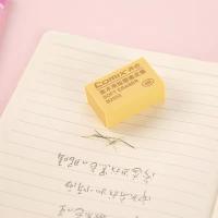 齐心（COMIX） B2553 4B橡皮擦 25*42mm 30个/盒(单位：盒) 黄色