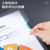 得力（deli） 63102 抽杆报告夹 25mm 5个/包(单位：包) 白色