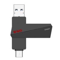忆捷（EAGET） SU20 固态硬盘 1TB 固态U盘Type-c USB3.2双接口 (单位：个) 锖色