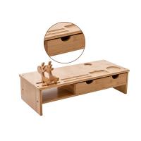 倍方 72747 显示器增高架 双抽屉  (单位：个 )竹木色