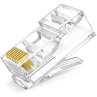 TP-LINK TL-EH5e01-100 超五类非屏蔽精品网络水晶头 100只/盒（单位：盒）透明