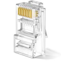 TP-LINK TL-EH5e01-100 超五类非屏蔽精品网络水晶头 100只/盒（单位：盒）透明
