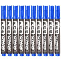 得力（deli）6881 记号笔 1.5mm 单头 (单位：支) 蓝色 新老款交替发货