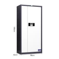 臻远 ZY-SY-250 通门电子锁保密柜 90*42*185cm（单位：台）灰白套色