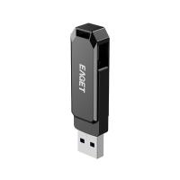 忆捷（EAGET）CF66 U盘USB3.2+Type-C 双接口手机电脑多用旋转金属优盘64GB（单位：个）锖色