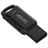 雷克沙（Lexar）LJDV400064G-BNBNC U盘 64GB USB3.0 接口 传输100MB/s 47.8*18.4*8mm (单位：个) 黑色