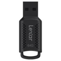 雷克沙（Lexar）LJDV400064G-BNBNC U盘 64GB USB3.0 接口 传输100MB/s 47.8*18.4*8mm (单位：个) 黑色