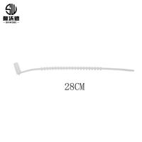 狮沃德（shiwode） 一次性尼龙扎带 螺旋状 SWD028 28cm 100根/包 (单位:根) 白色