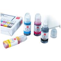 得力（deli）004墨水24000页（单位：套）不带芯片黑青黄品红套装适用EPSONL1118/L1119/L3106/L3108L3109L3115