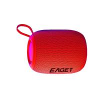 忆捷（EAGET） EK02 蓝牙音箱 1200mAH 蓝牙V5.3 红色 持久续航立体环绕低音音效 (单位:个)