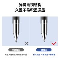 得力（deli） S60 中性笔 签字笔 12支0.5mm子弹头 墨蓝（单位：盒）