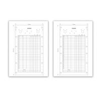 腾立达 150*266.7mm 二联白标签纸 1000份/箱 (单位:箱)